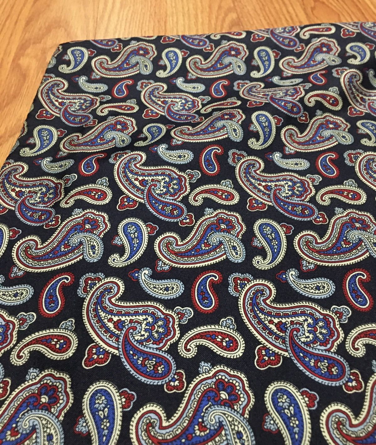 Vintage Michelsons London England Elegant Mens Silk Wool Scarf Size ONE SIZE - 7 Thumbnail