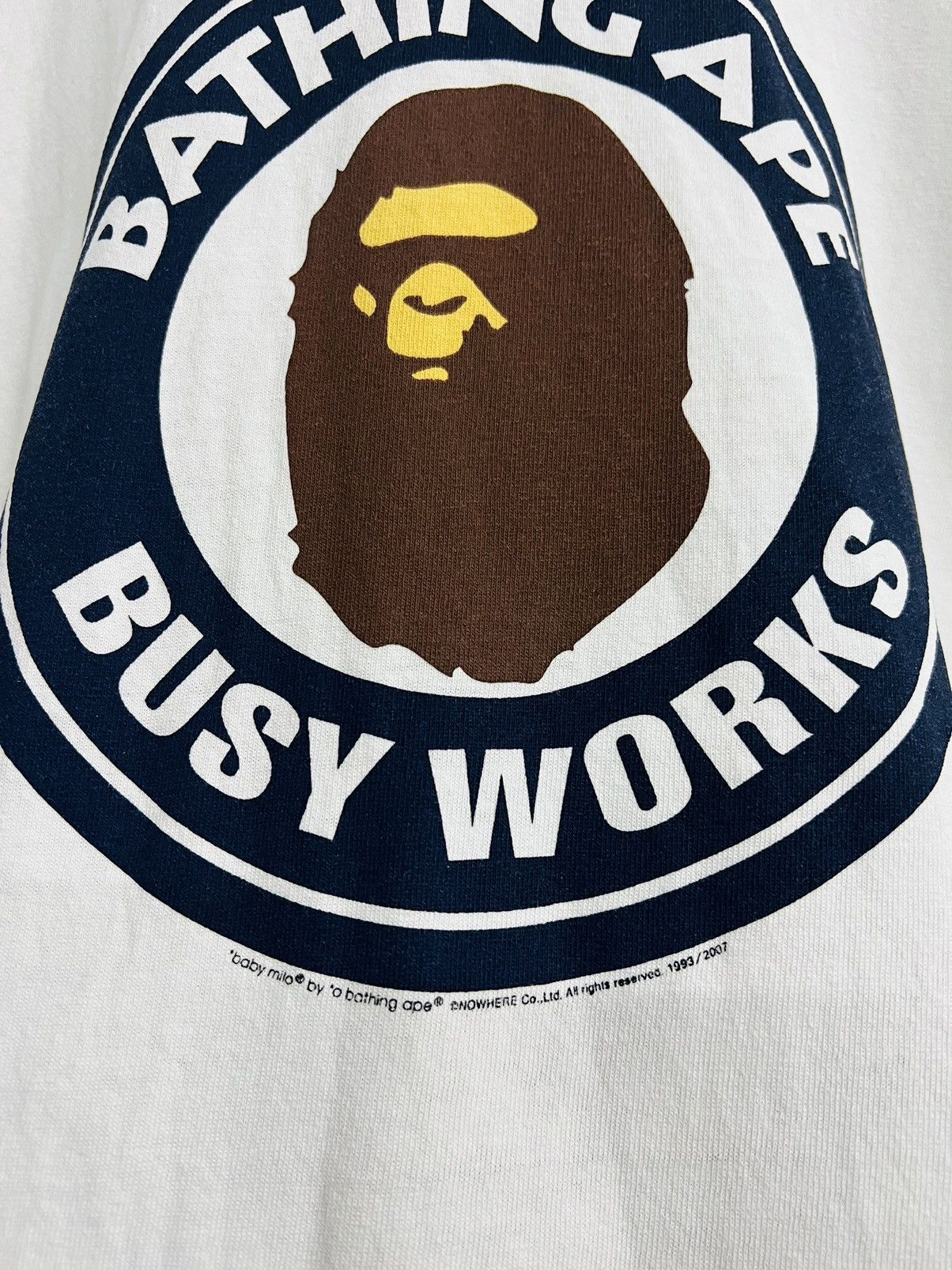 Bape Bape x Baby Milo College Logo Longsleeve Tee Size US M / EU 48-50 / 2 - 6 Thumbnail