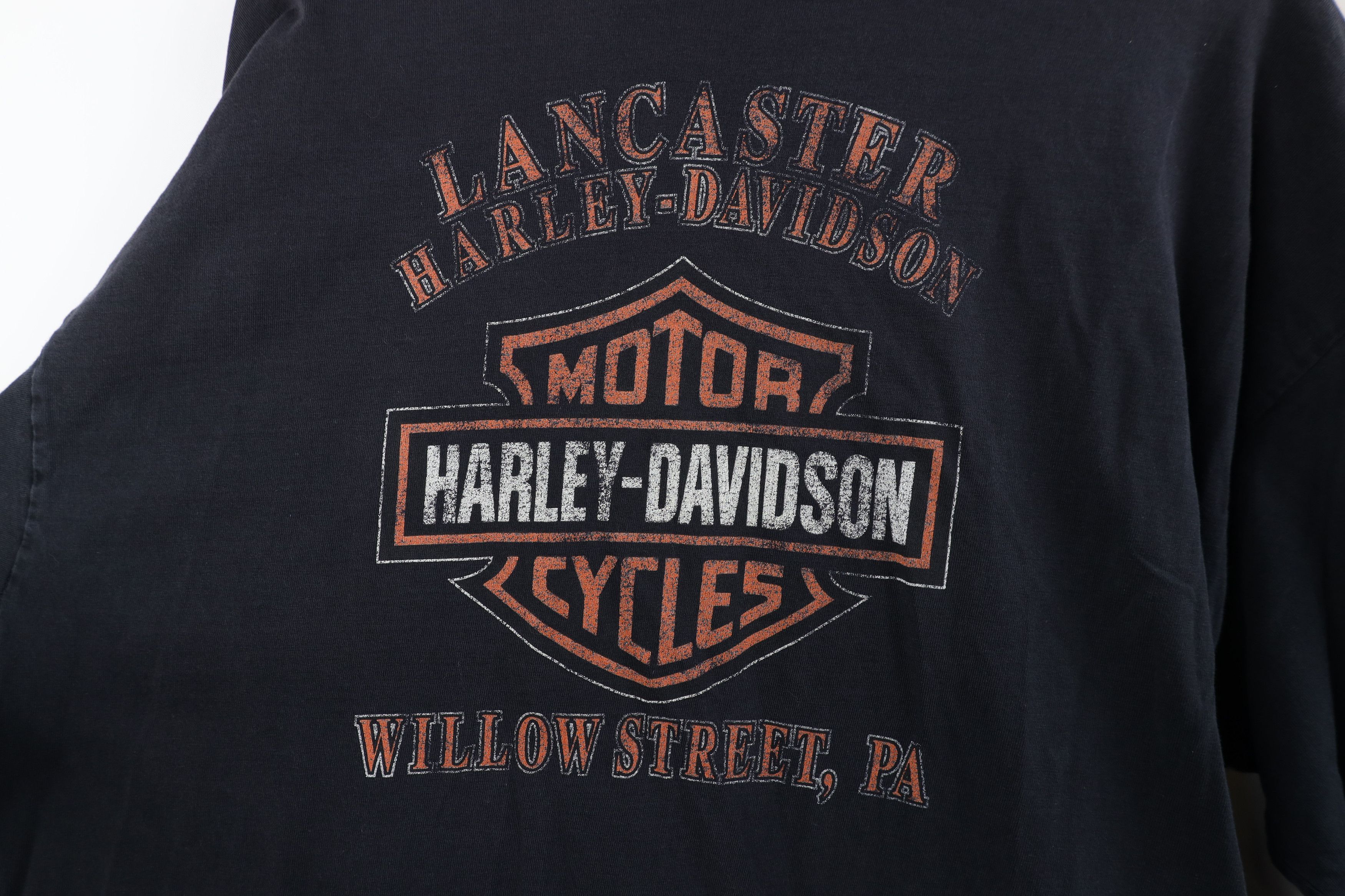 Harley Davidson Vintage Y2K Harley Davidson Flames Long Sleeve T-Shirt USA Size US XL / EU 56 / 4 - 15 Thumbnail