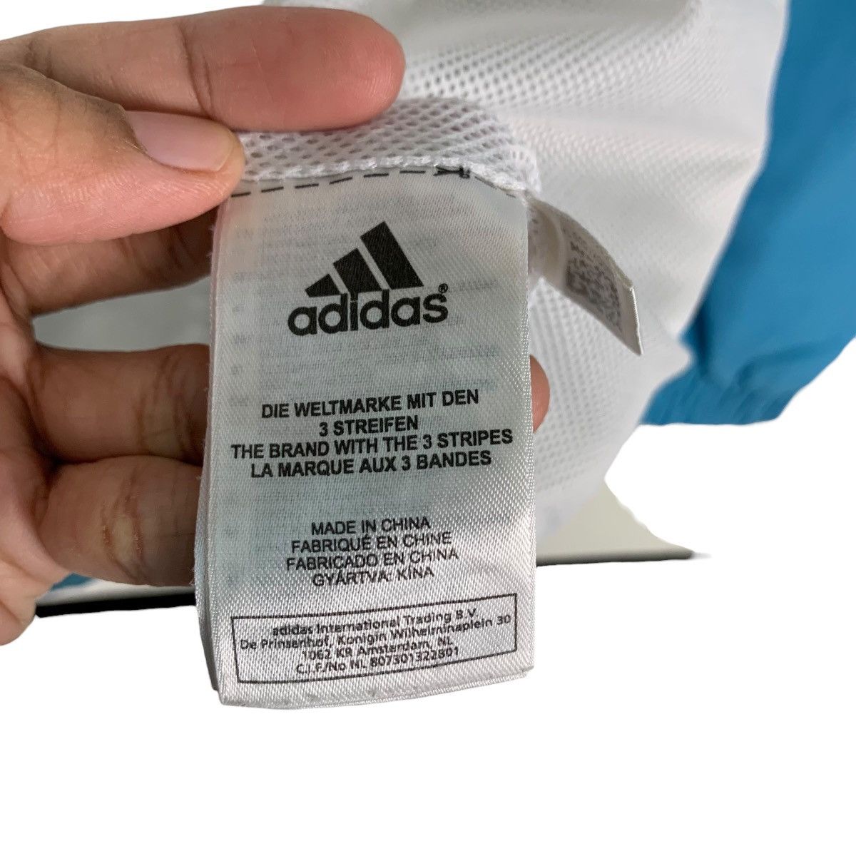 Adidas ADIDAS Olympique de Marseille Youth Light Jacket #0605-C28 Size US XL / EU 56 / 4 - 19 Thumbnail