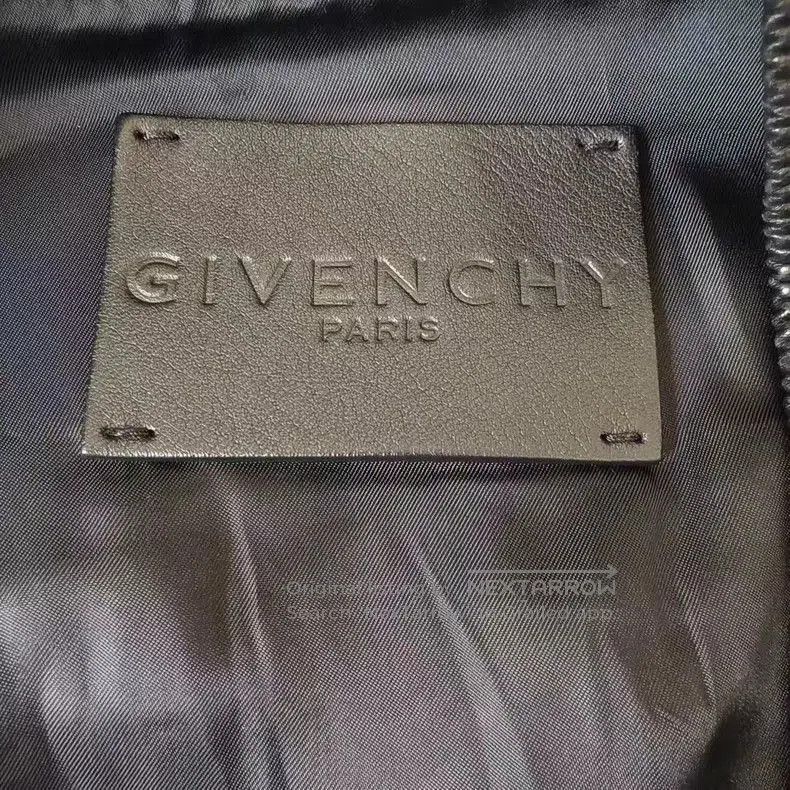 Givenchy Givenchy Logo Leather Bomber Jacket. Size US L / EU 52-54 / 3 - 3 Thumbnail