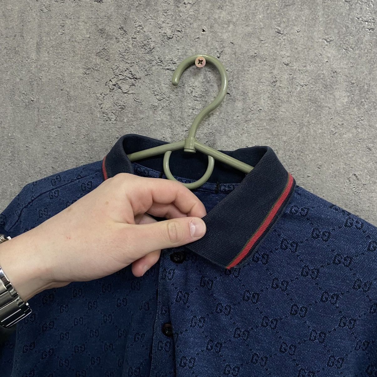 Gucci Gucci Monogram Polo T shirt Size US L / EU 52-54 / 3 - 7 Thumbnail