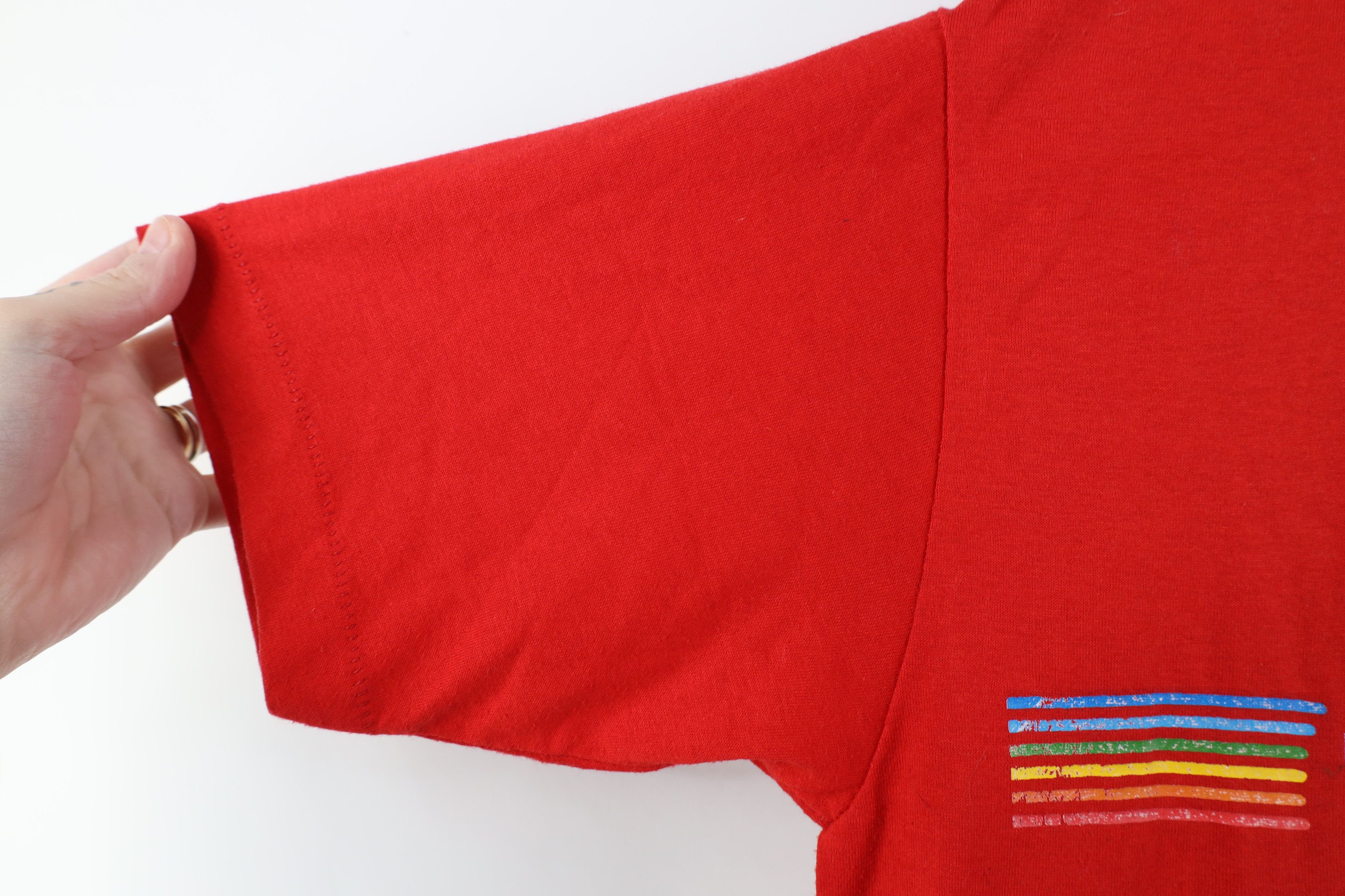Vintage Vintage 70s Boston University Short Sleeve T-Shirt USA Size L / US 10 / IT 46 - 7 Thumbnail