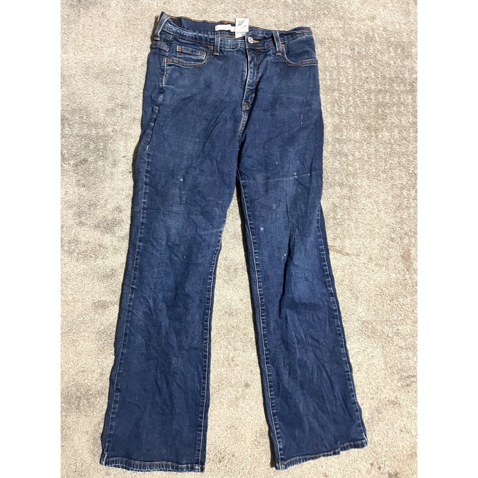 Levi's VINTAGE Levi's Jeans 512 Slim Bootcut Womens 12 Blue Classic Casual Size 34" / US 12 / IT 48 - 4 Thumbnail