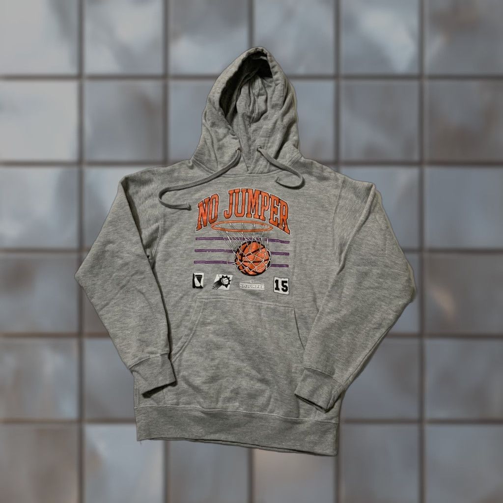 Vintage VINTAGE No Jumper Music Podcast Adam22 Talk Show Merch Basketball Grey Hoodie S Mens Size US S / EU 44-46 / 1 - 1 Thumbnail