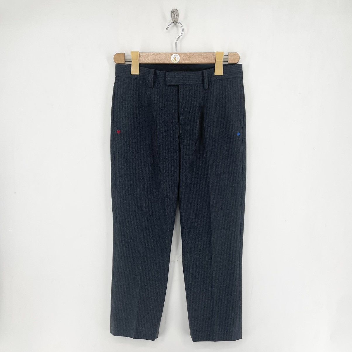 Undercover Undercover Heart And Spade Striped Trouser Size 29" - 2 Thumbnail