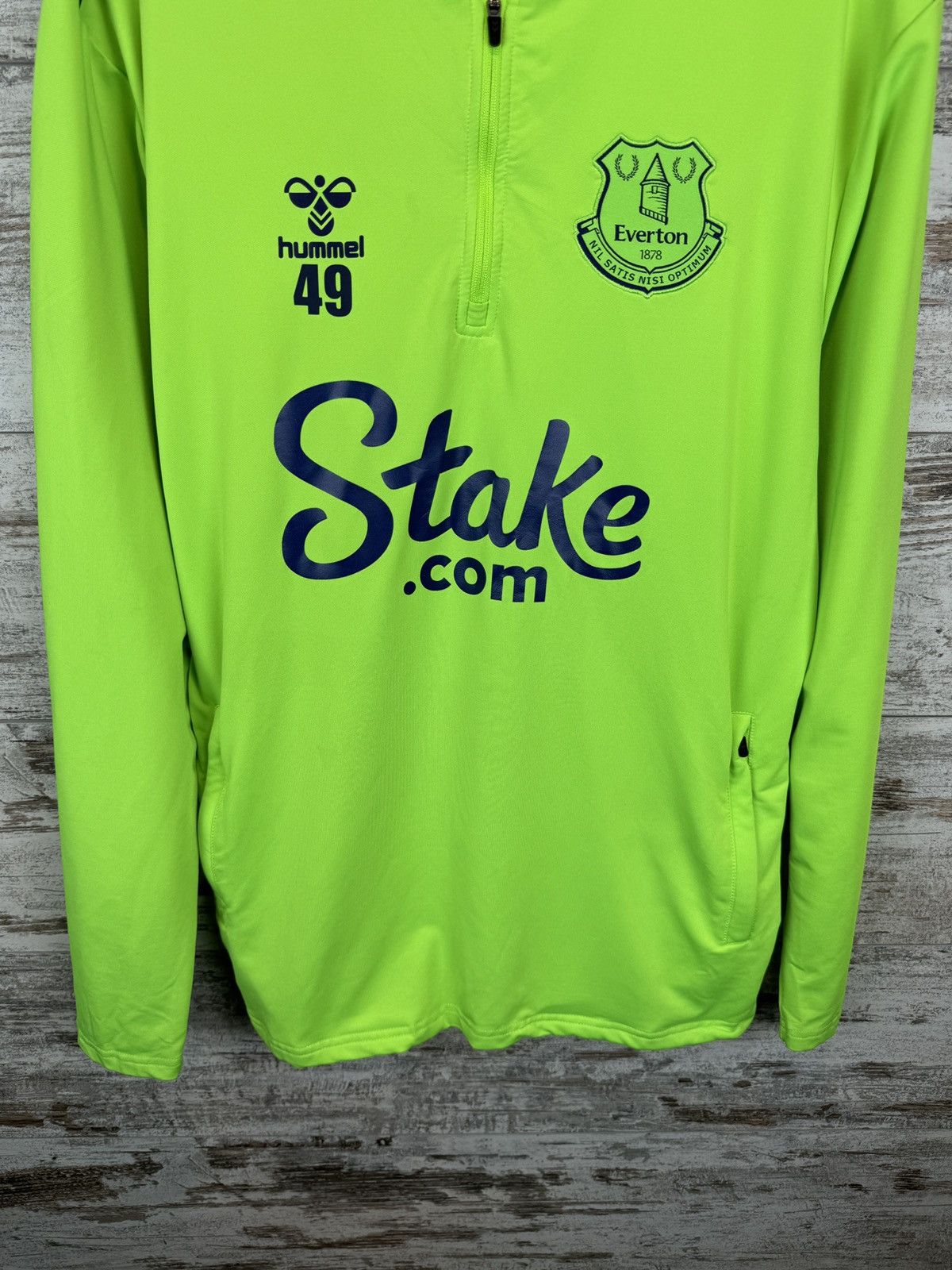 Hummel × Vintage Mens Vintage Hummel Everton soccer sweatshirt jersey Size US M / EU 48-50 / 2 - 4 Thumbnail