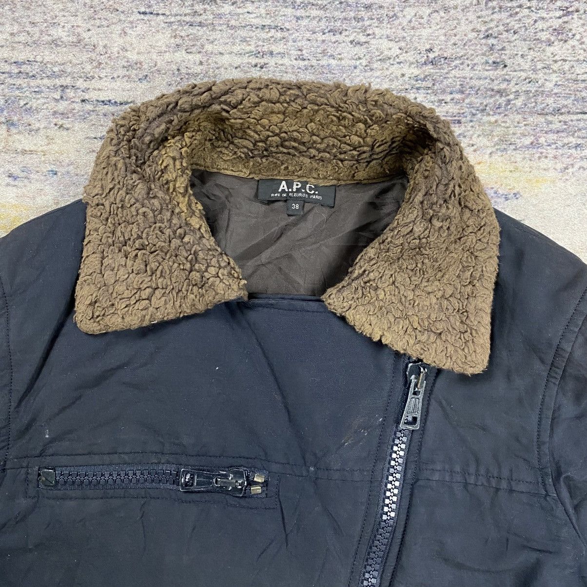 A.P.C. A.p.c asymmetrical bikers jacket Size US S / EU 44-46 / 1 - 8 Thumbnail