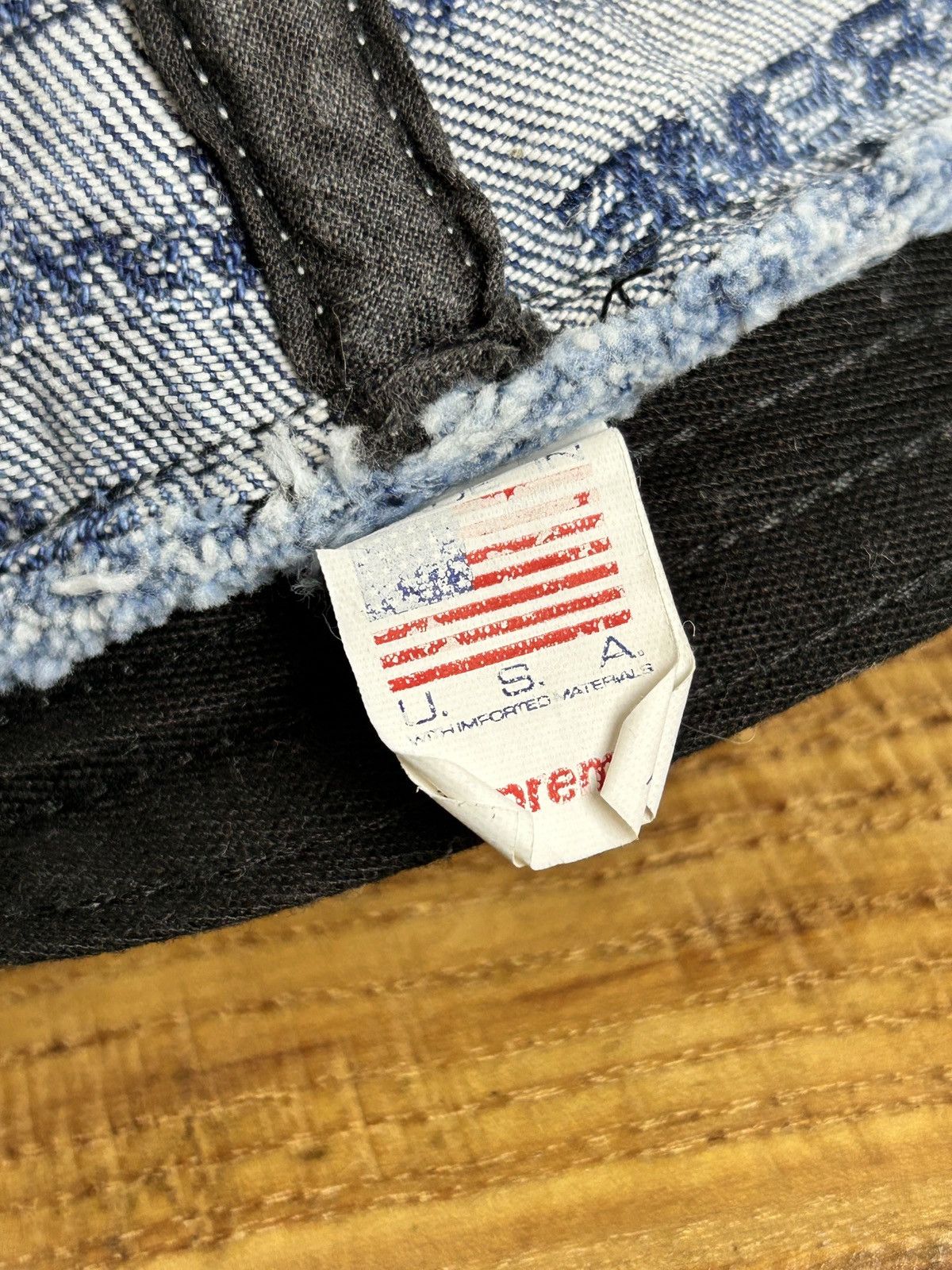 Supreme Supreme Jacquard Multi Type Denim Crusher Bucket Hat FW22 Size ONE SIZE - 9 Thumbnail