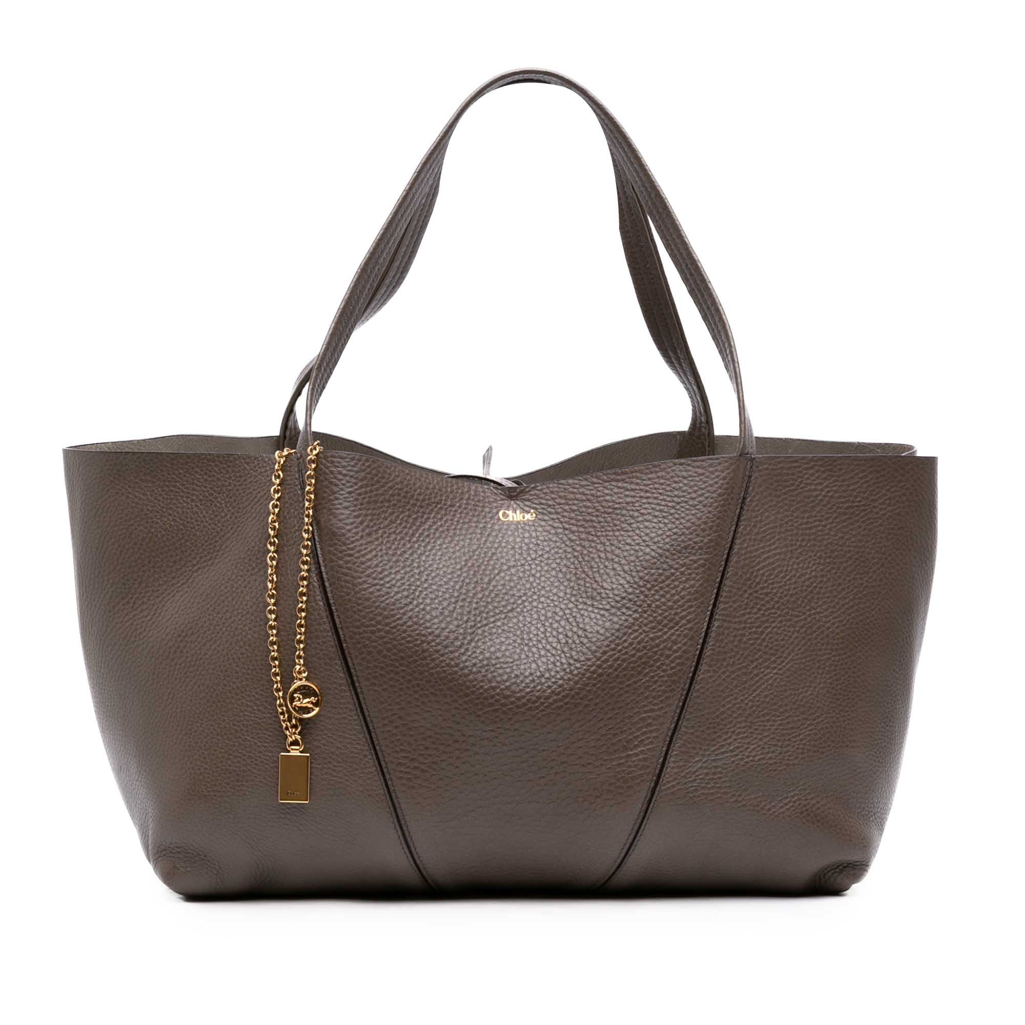 Chloe Grained Calfskin Spin East West Tote Size ONE SIZE - 1 Thumbnail