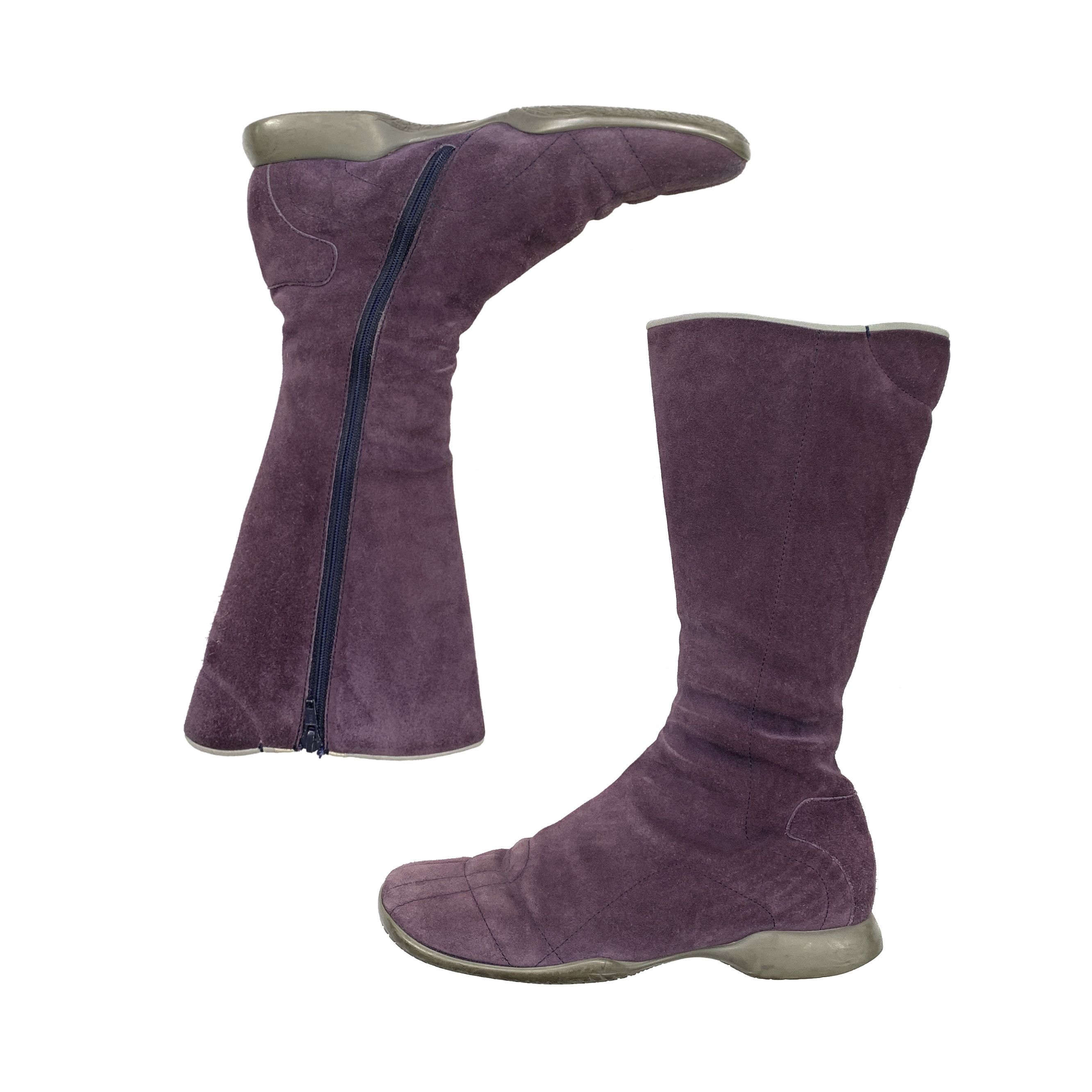 Prada 00s Moto Boots Size US 7 / IT 37 - 3 Thumbnail