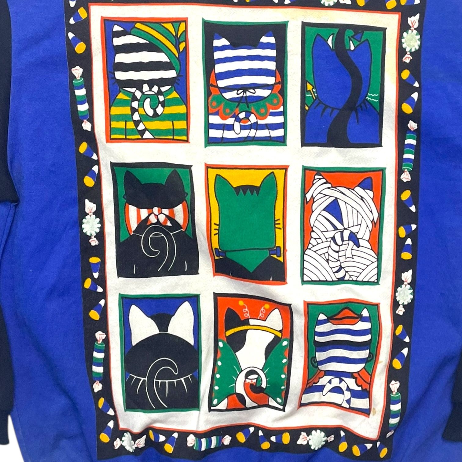 Other Vintage Spumonu by Franko Cat Art Sweatshirt Size US S / EU 44-46 / 1 - 4 Thumbnail