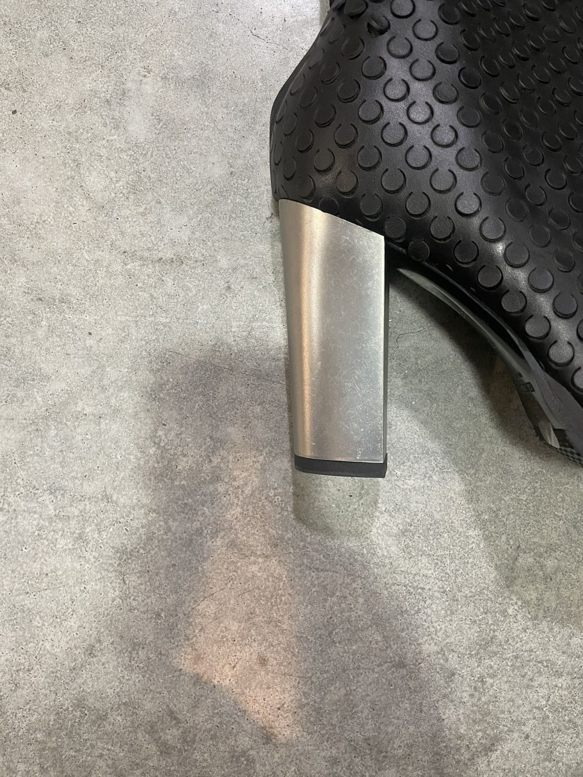 Helmut Lang FW24 Sample Helmut Lang Perforated Leather Knee-High Boots Size US 10 / IT 40 - 3 Thumbnail