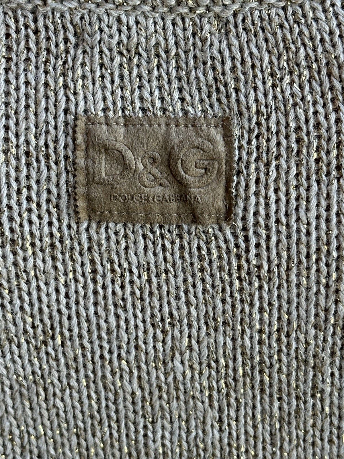Dolce & Gabbana D&G Dolce&Gabbana Viscose Linen Knit Top Sweater Size L Size L / US 10 / IT 46 - 9 Thumbnail