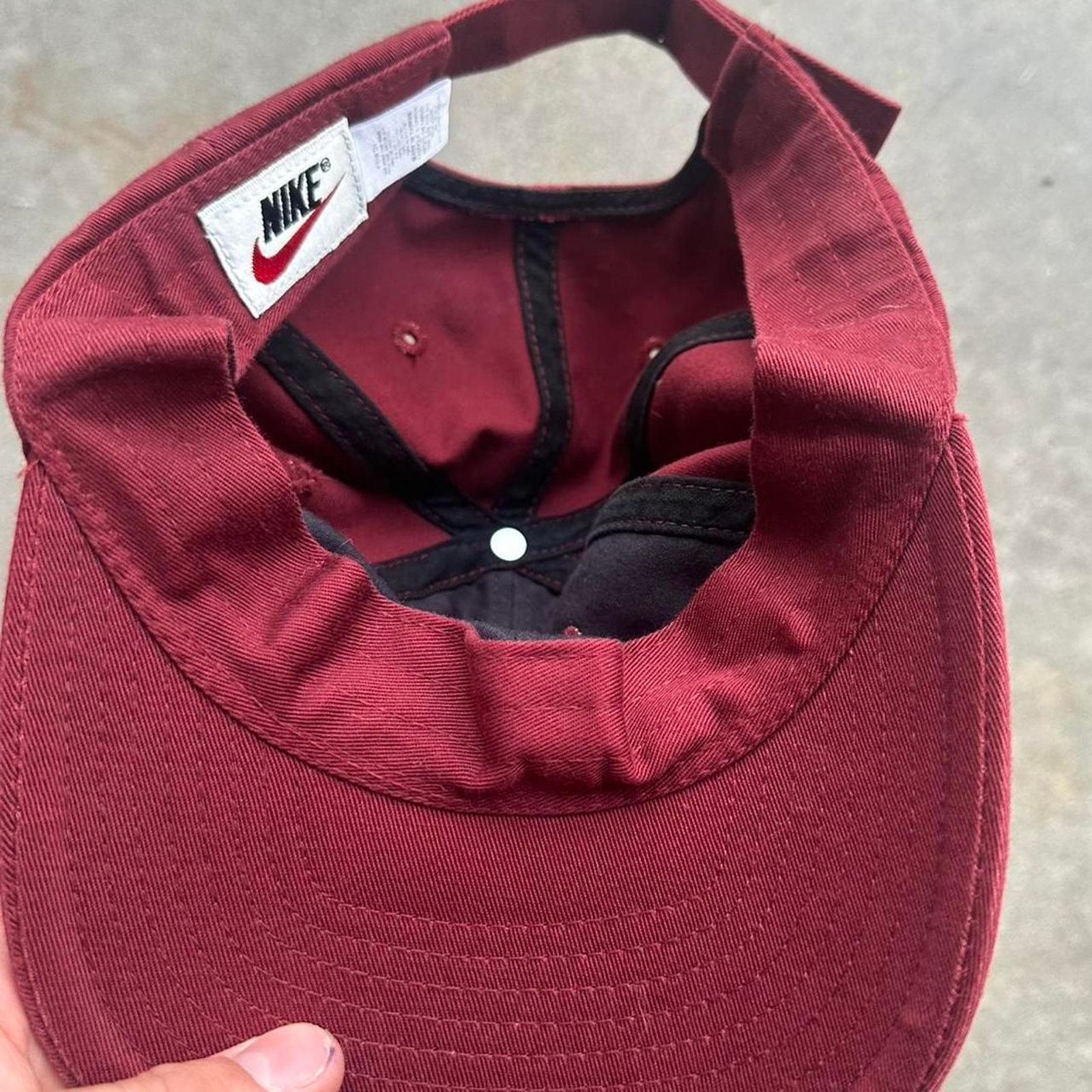 Nike Vintage 90s Nike Embroidered SnapBack Hat Center Swoosh Cap Size ONE SIZE - 4 Thumbnail