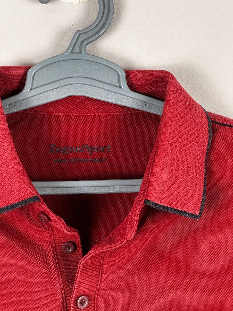 Ermenegildo Zegna Ermenegildo Zegna Sport Long Sleeve Polo Size US L / EU 52-54 / 3 - 5 Thumbnail