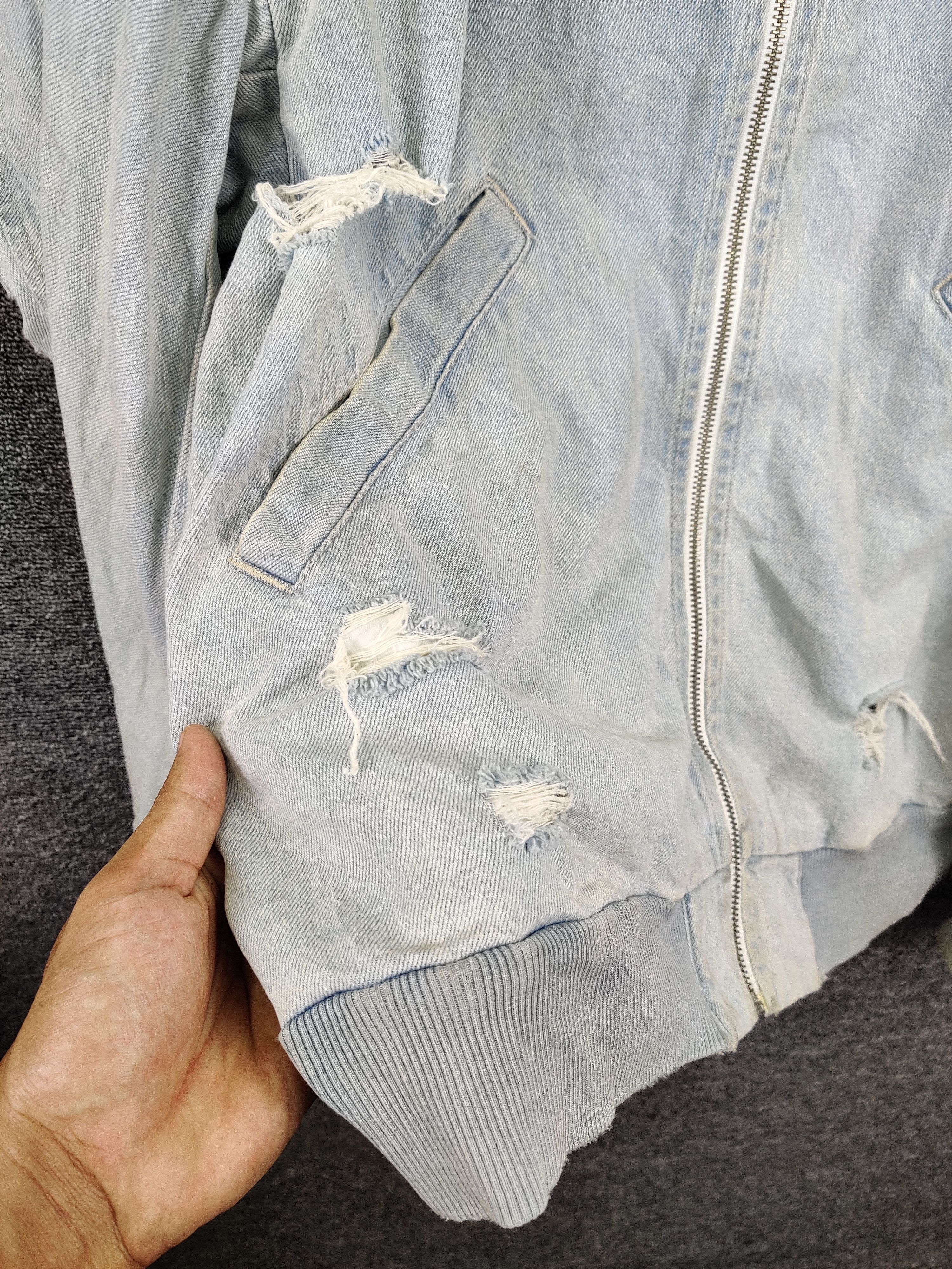 Zara Thrashed Zara Man Distressed Denim Jacket Size US M / EU 48-50 / 2 - 5 Thumbnail
