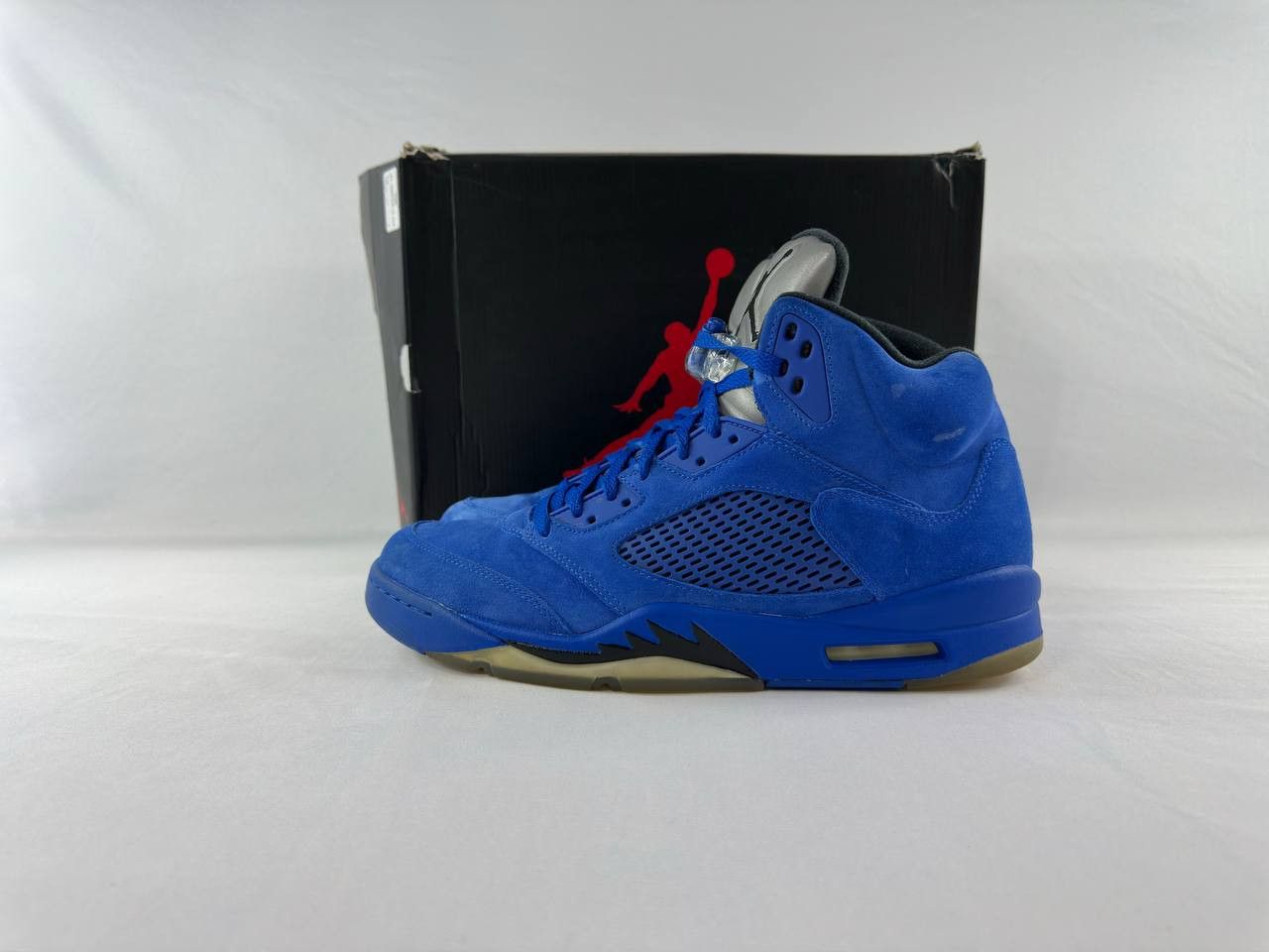 Nike Nike Air Jordan 5 Retro 'Blue Suede' 2017 136027-401 Size US 12 / EU 45 - 6 Thumbnail