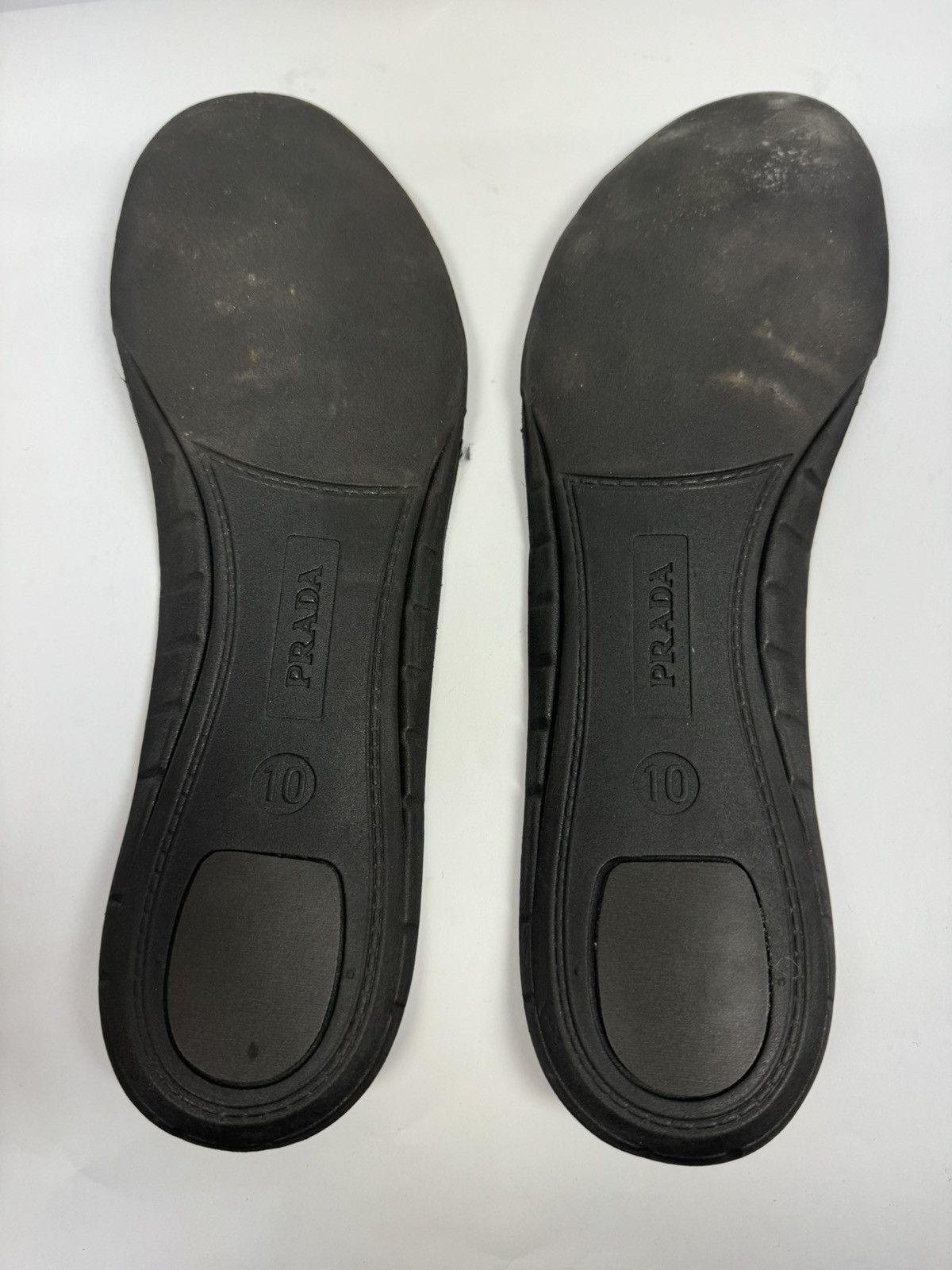 Japanese Brand × Prada Prada Snickers Leather Air-Soled Size US 12 / EU 45 - 13 Thumbnail