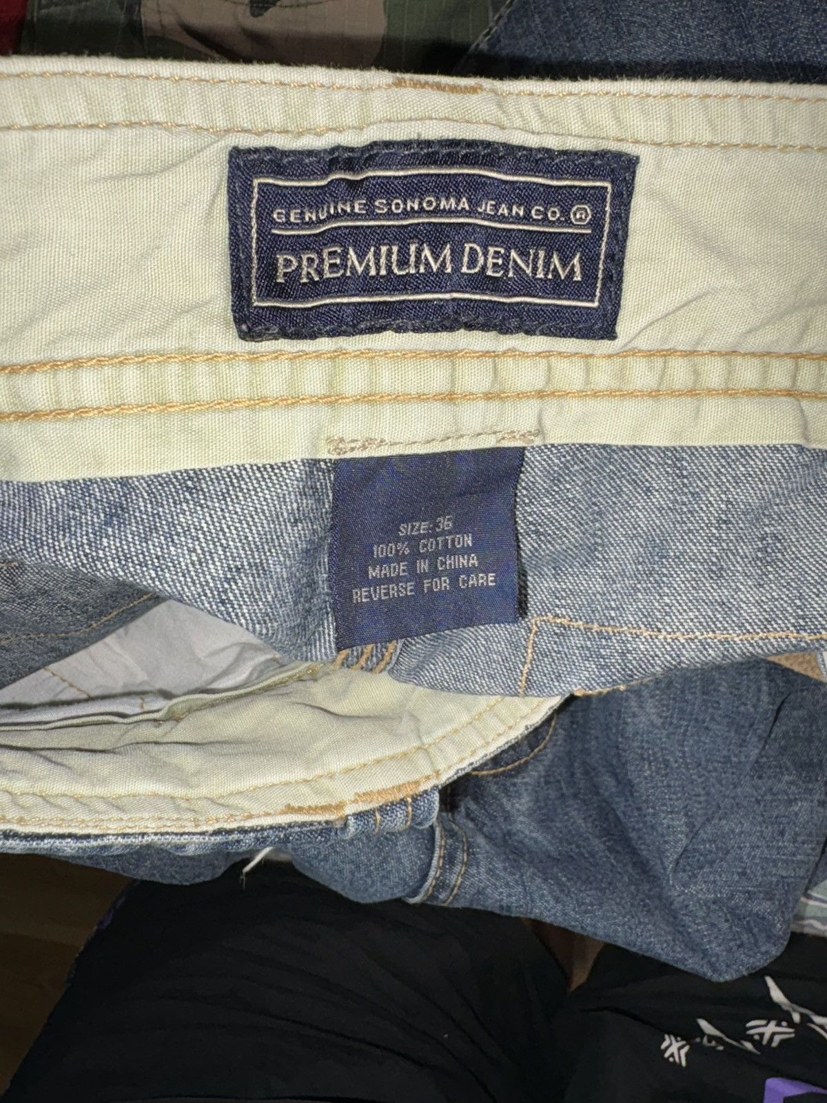 Japanese Brand Vintage Sonoma Denim Cargo Shorts Belted Size 36 Size US 36 / EU 52 - 8 Thumbnail