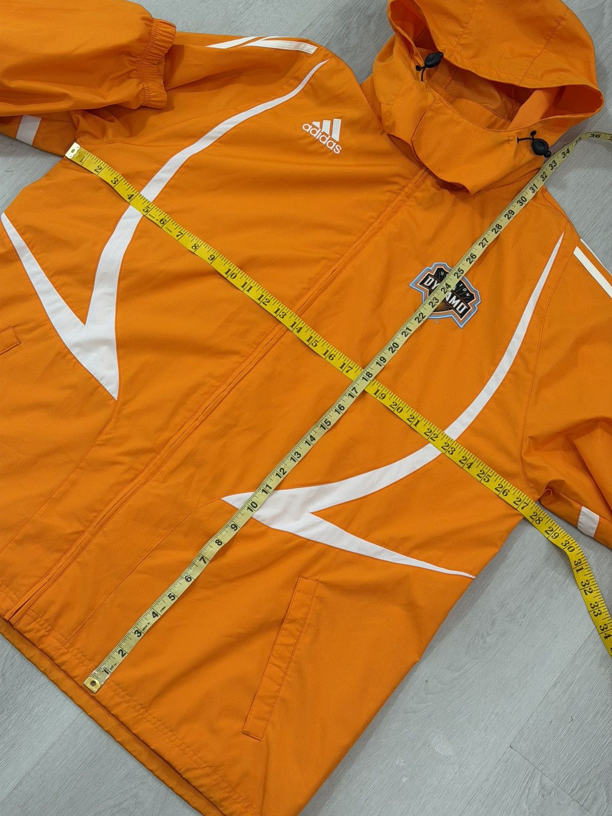 Adidas Vintage Adidas HoustonDynamo Football Hooded Track Jacket XL Size US XL / EU 56 / 4 - 6 Thumbnail