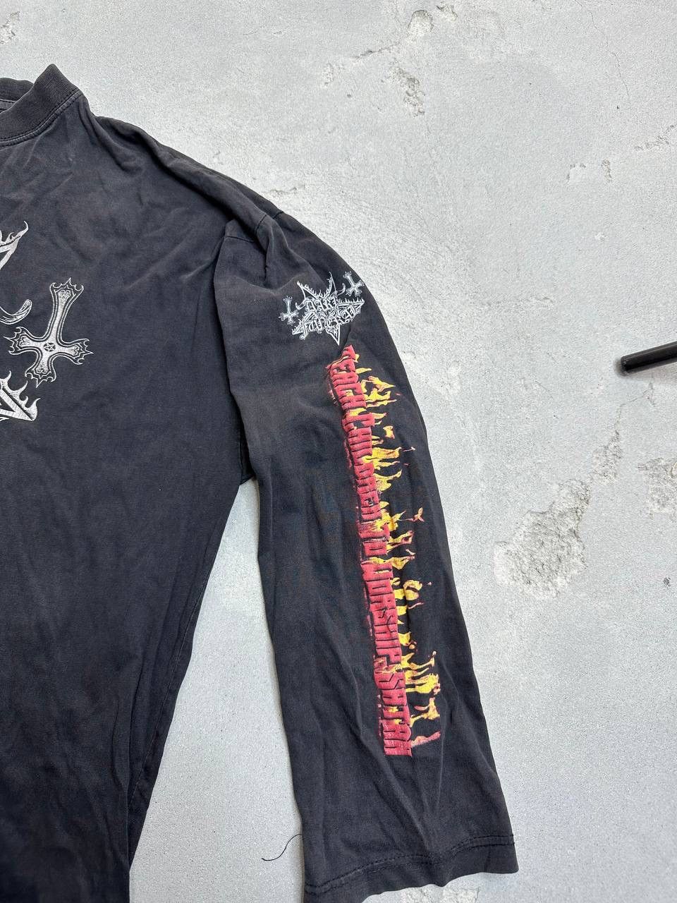 Band Tees Dark Funeral Long Sleeve Vintage Metal Band T-Shirt Size US XL / EU 56 / 4 - 3 Thumbnail