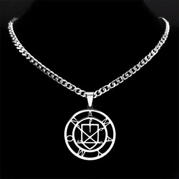 Other Sigil of Amaymon Lucifer Pendant Charms Stainless Necklace Size ONE SIZE - 5 Thumbnail