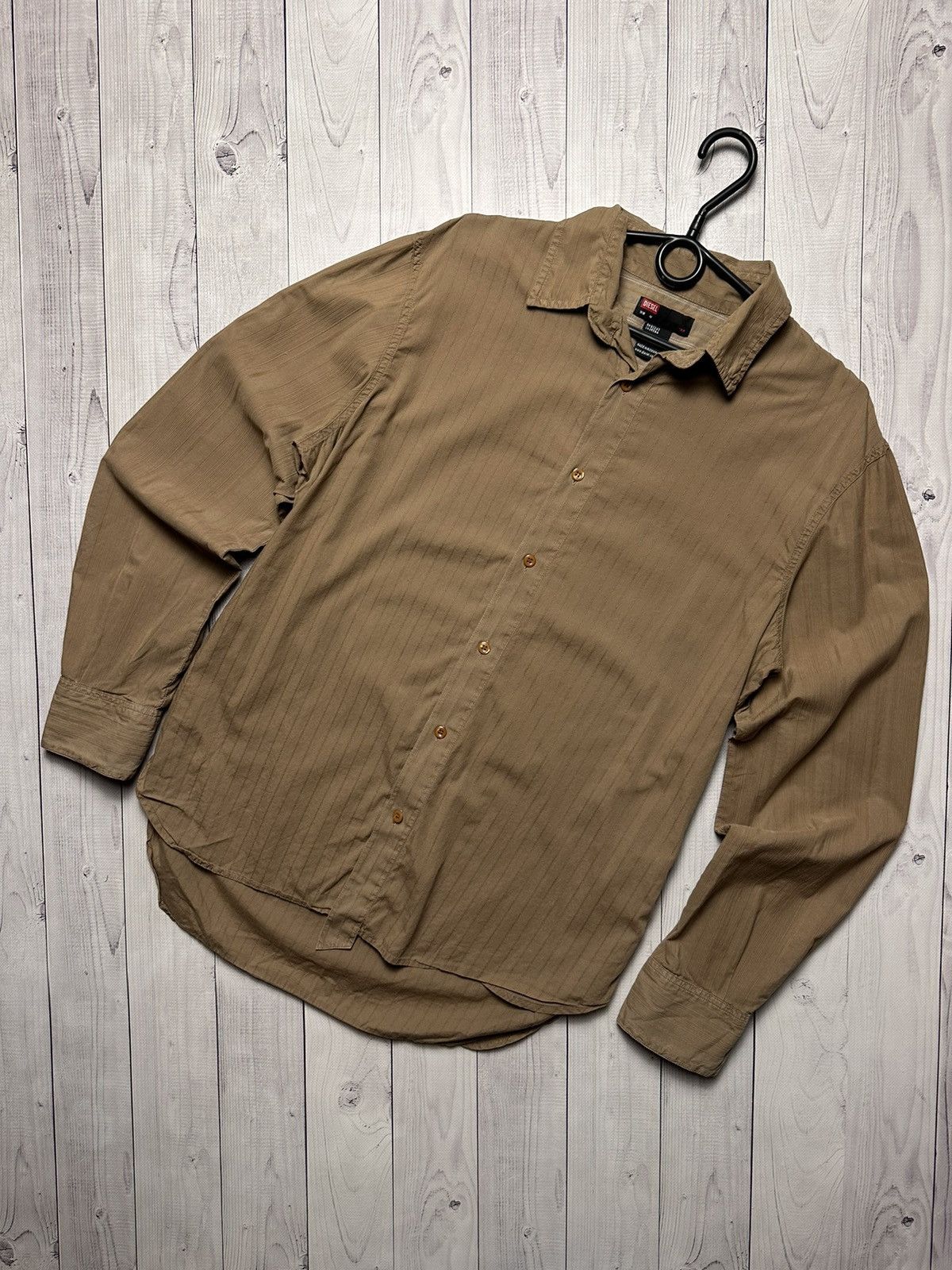 Vintage Diesel shirt brown size M rare