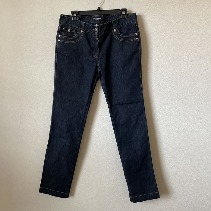 Vintage 90s 00s Purple Dolce & Gabbana Jeans Cropped Velvet Polo 8 10 S