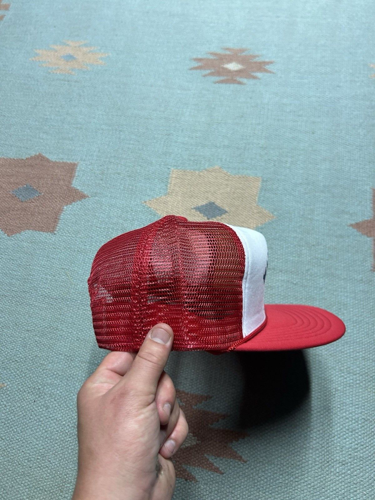 Vintage Vtg trucker hat Martinique beach palm tree boat Caribbean Size ONE SIZE - 7 Thumbnail
