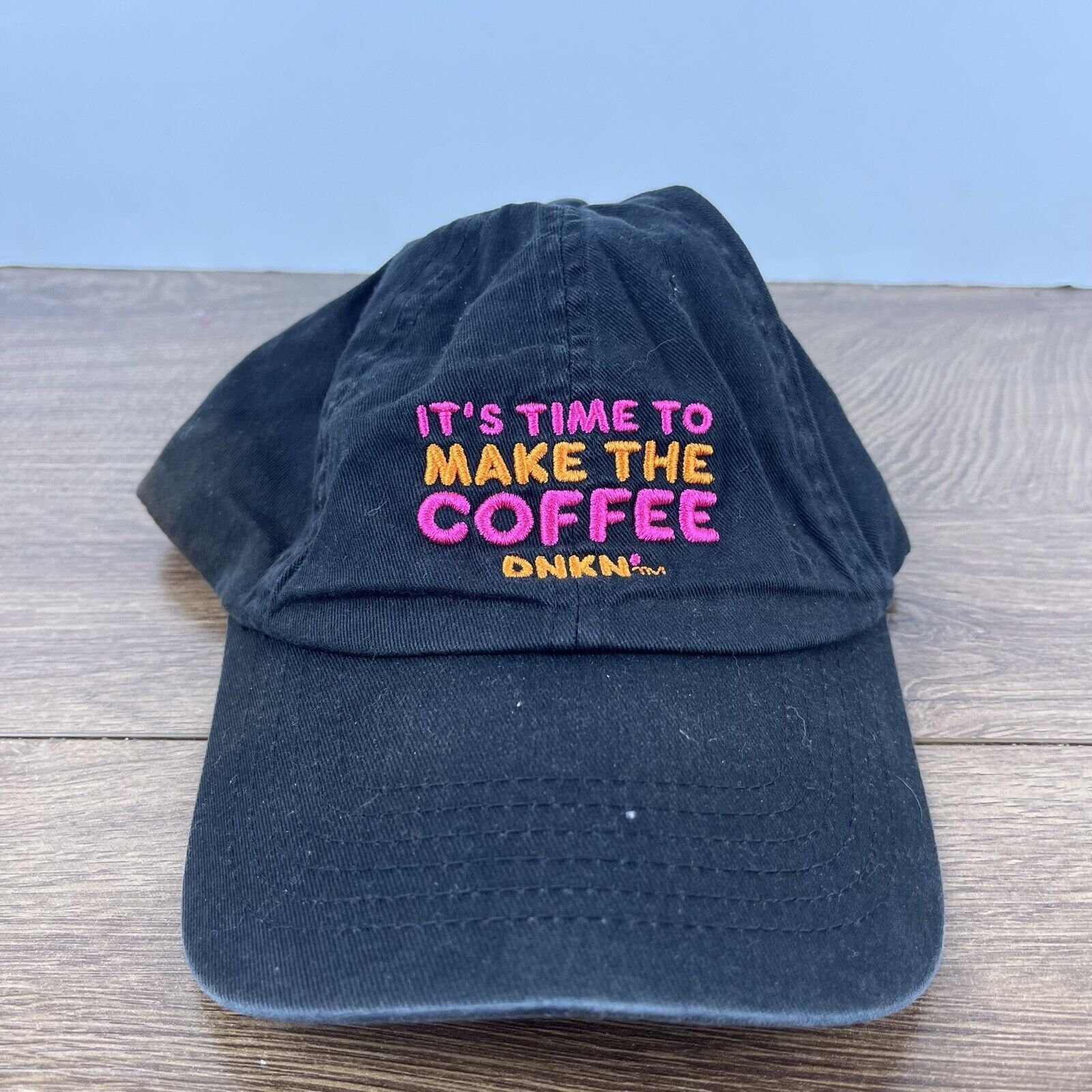 Other Dunkin' Donuts Hat Time to Make Coffee Black Adjustable Hat Size ONE SIZE - 2 Thumbnail
