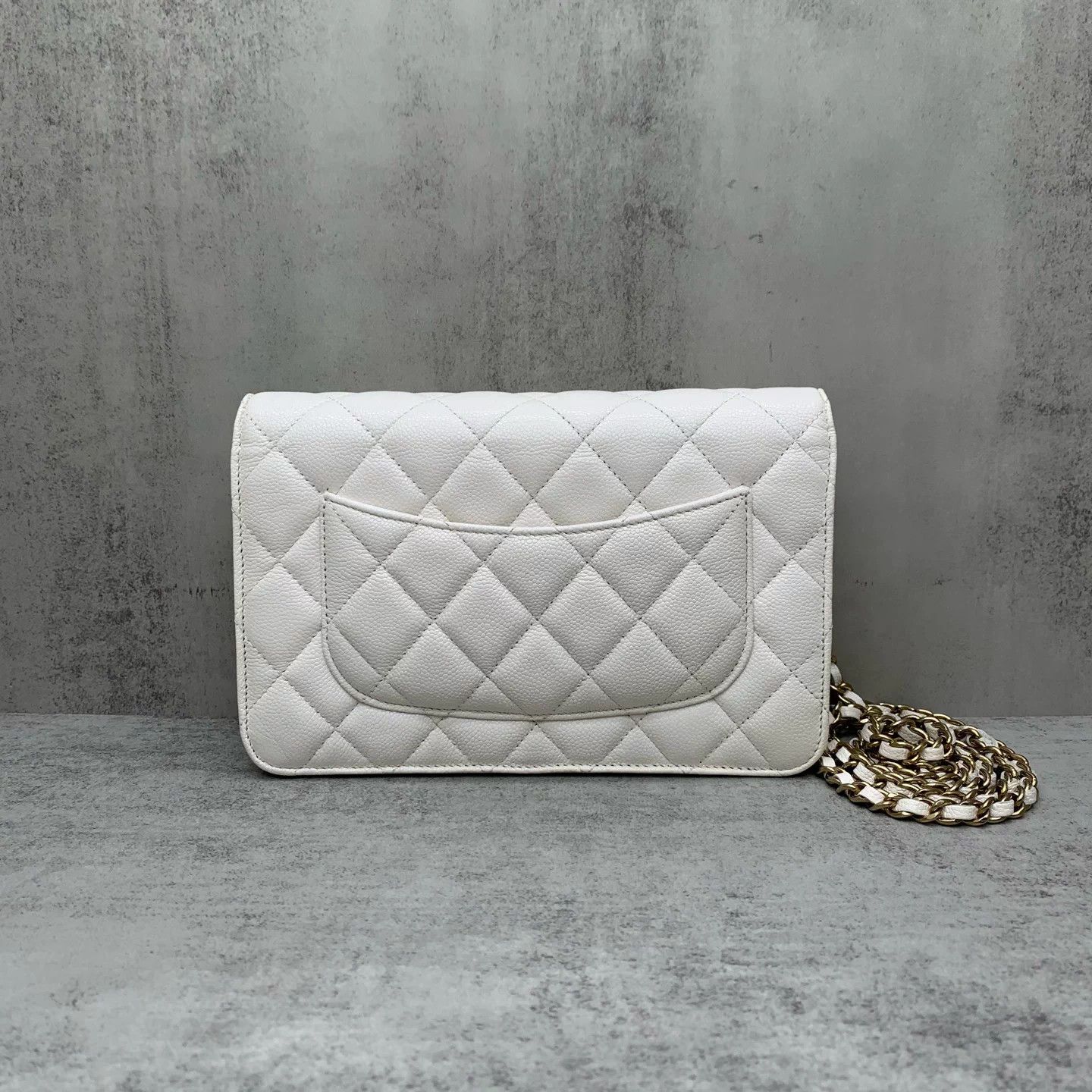 Chanel Chanel WOC White Litchi 95New Crossbody Size ONE SIZE - 2 Thumbnail