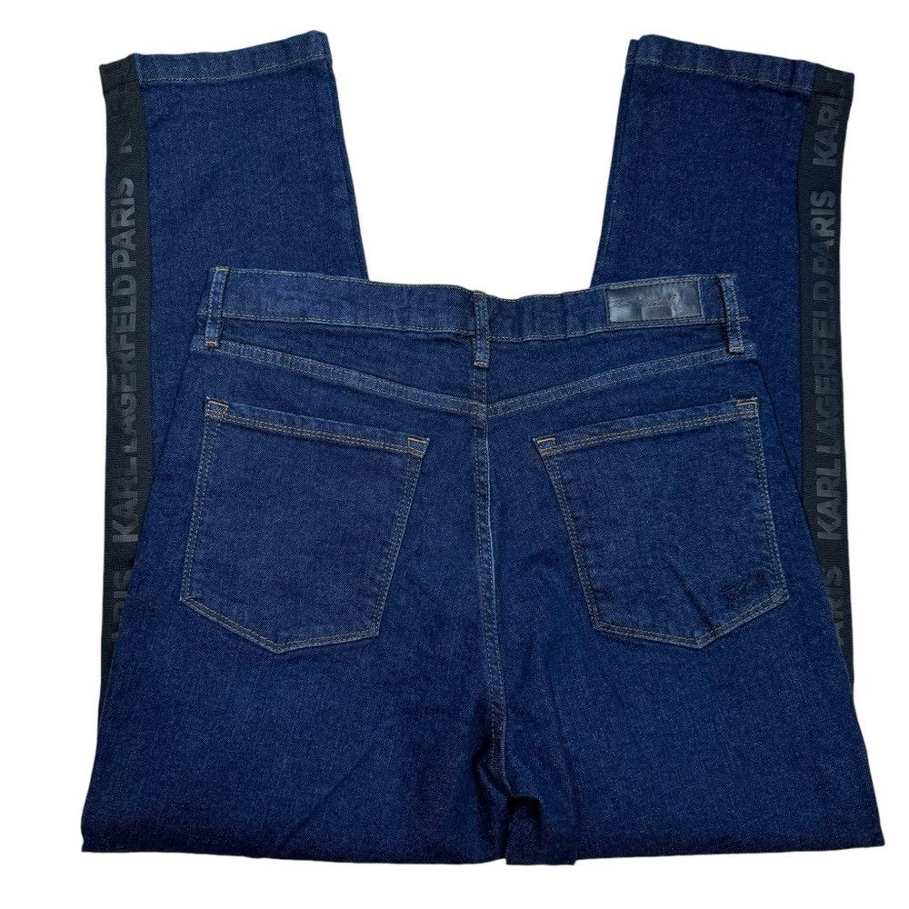 Karl Lagerfeld NWT New $100 Karl Lagerfeld Paris Contrast Logo Taping Jean Size 26" / US 2 / IT 38 - 4 Thumbnail