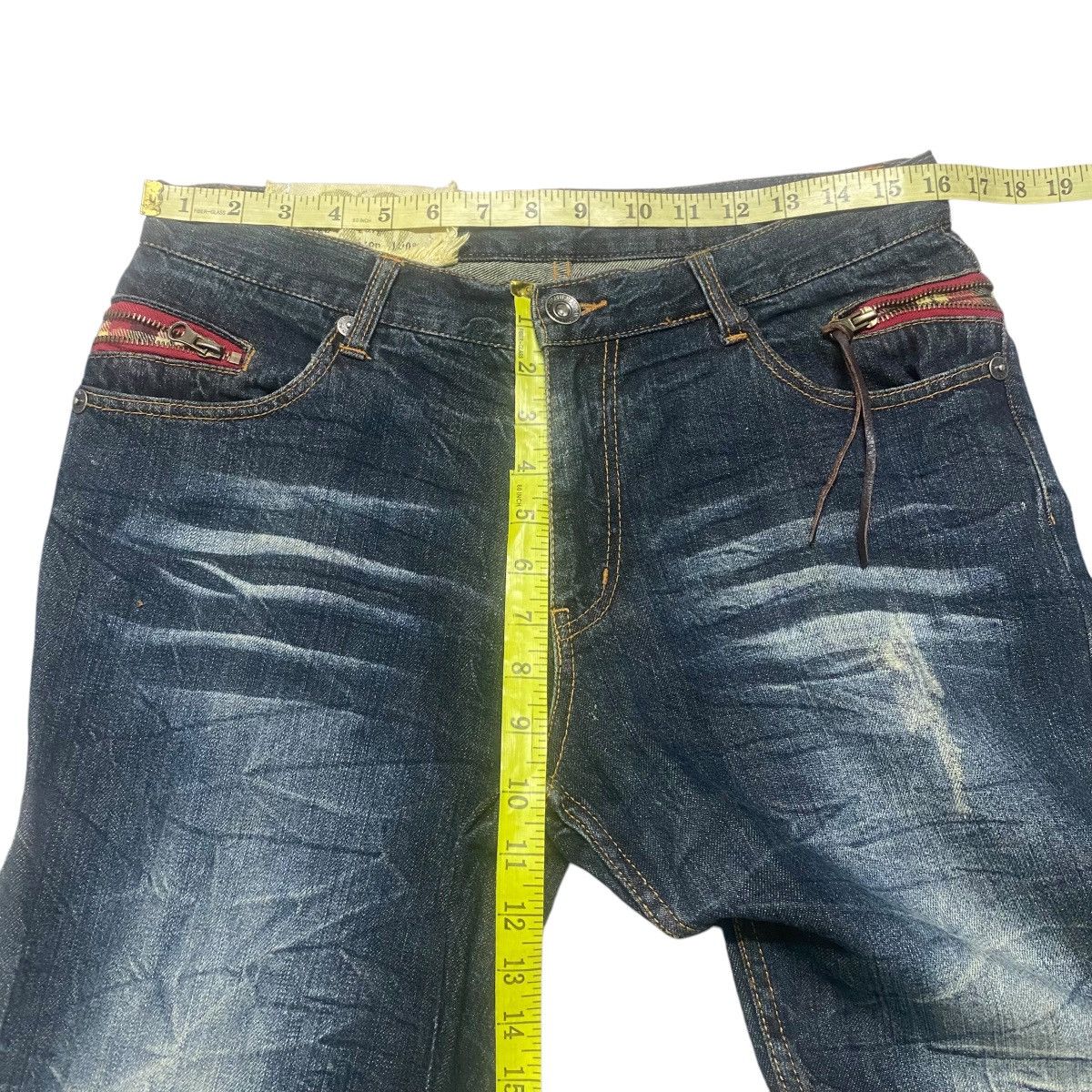 Japanese Brand Antfui Denim Zipper Jeans Size US 32 / EU 48 - 16 Thumbnail
