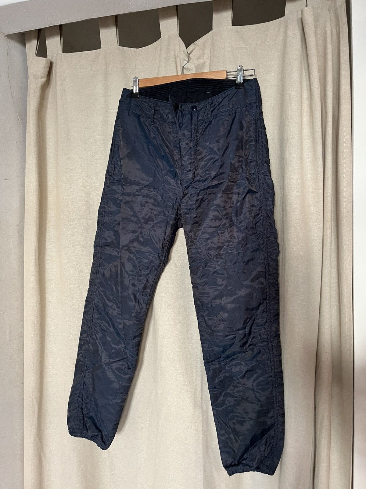 Engineered Garments Engineered Garments size 30 E-1 Quilted Twill Lining Pants Size US 30 / EU 46 - 1 Thumbnail
