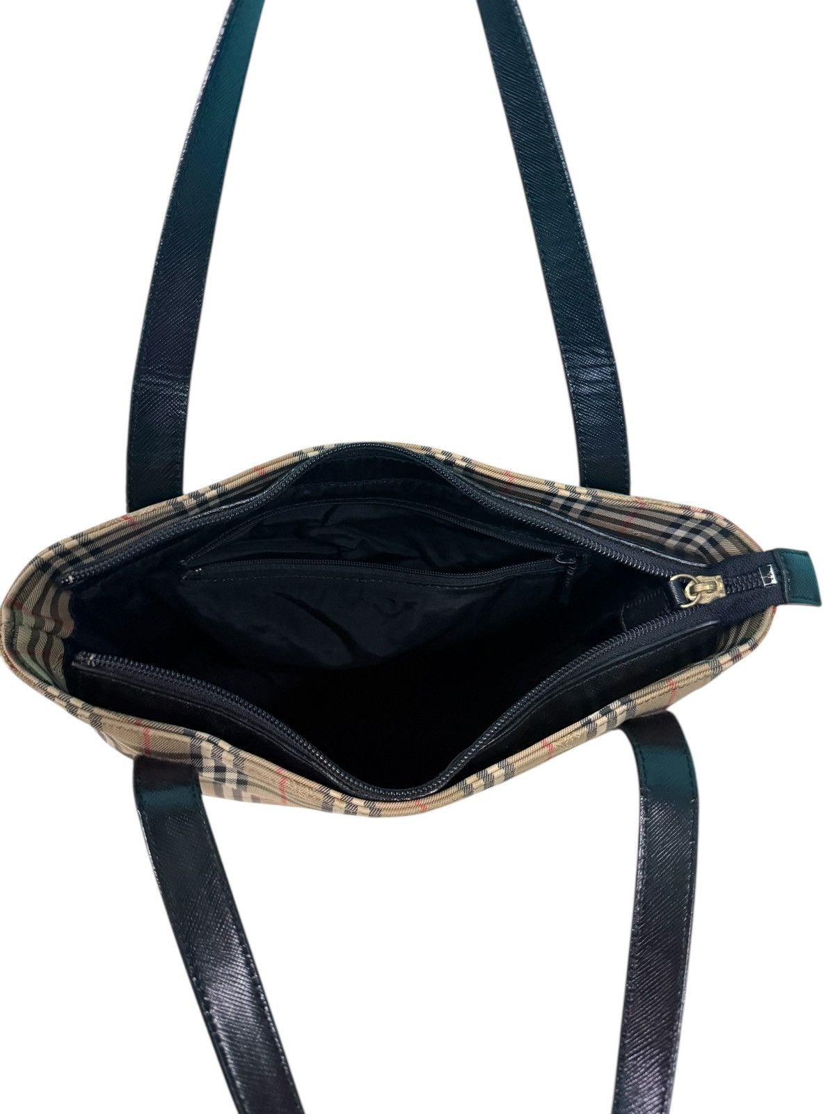 Burberry RARE VINTAE BURBERRYS NOVA CHECK TOTE BAG Size ONE SIZE - 13 Thumbnail