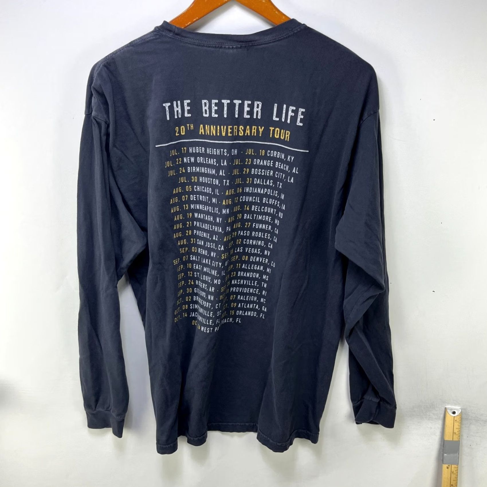 Vintage VINTAGE 3 Doors Down The Better Life 20th Anniversary Tour Shirt XL Black Mens Size US XL / EU 56 / 4 - 6 Thumbnail