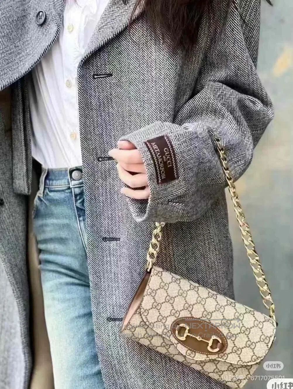 Gucci Gucci Monogram 1955 Double Strap. Size ONE SIZE - 7 Thumbnail