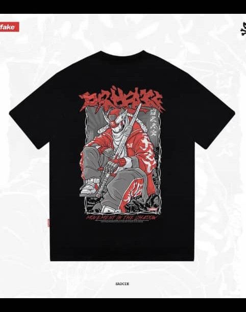 Anime ANIME Sadcie Black Tshirt Nice Print Size US L / EU 52-54 / 3 - 1 Thumbnail