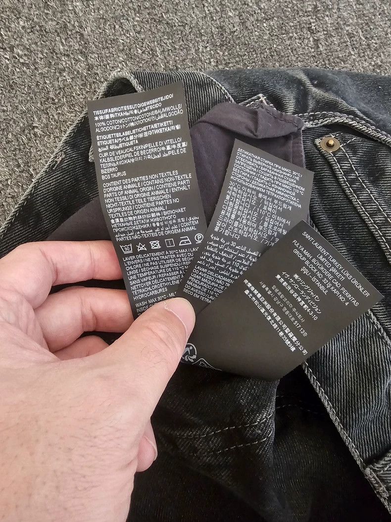 Saint Laurent Paris Saint Laurent Paris jeans 2505-Nextarrow Size US 31 - 7 Thumbnail