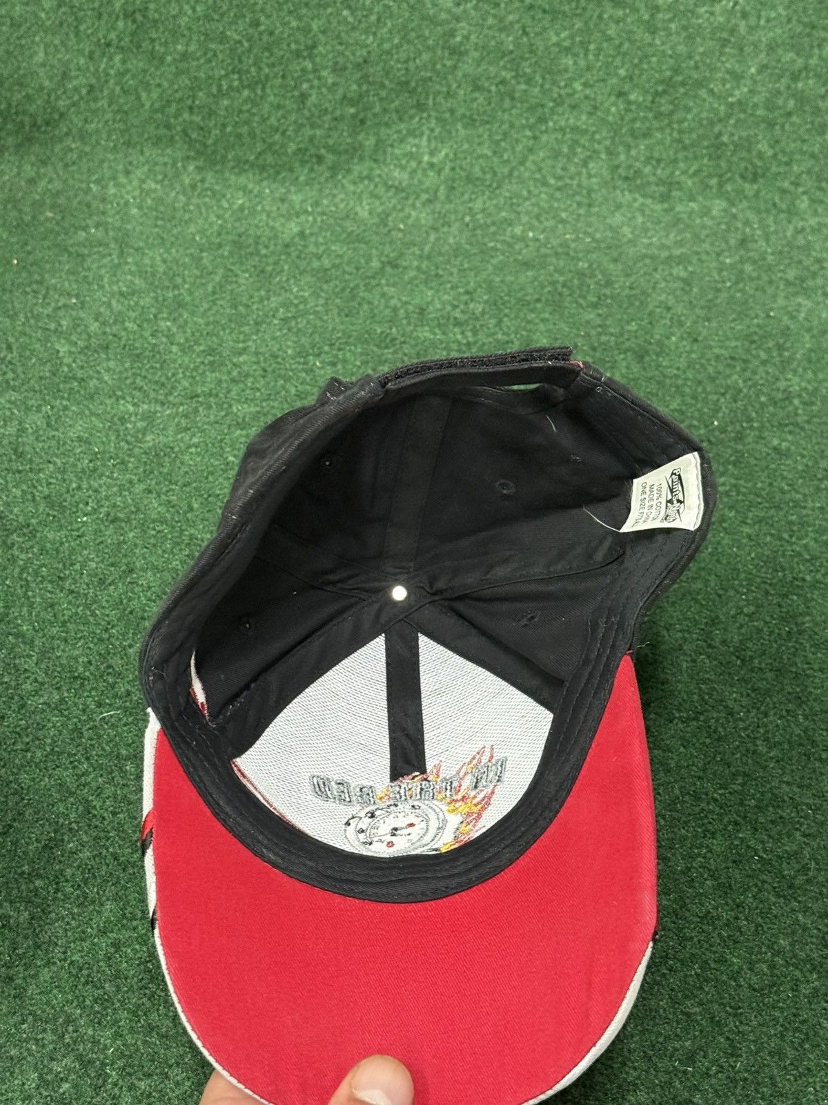 NASCAR Vintage Nascar Cabelas 250 In The Red Strapback Hat Size ONE SIZE - 5 Thumbnail