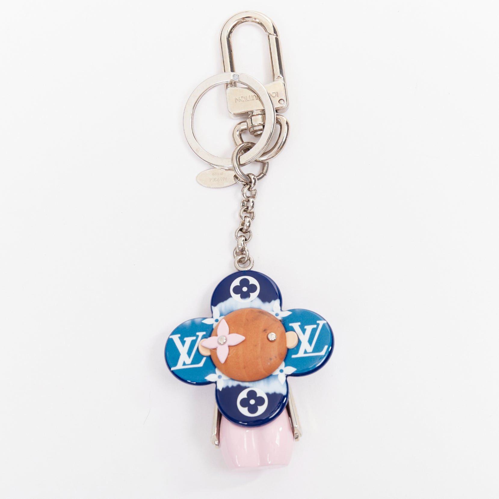 Louis Vuitton LOUIS VUITTON Vivienne Escale Giant Monogram blue pink LV floral bag charm Size ONE SIZE - 1 Thumbnail
