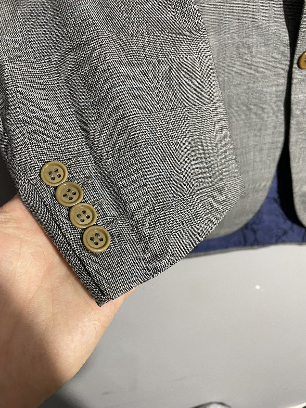 Vintage Brioni Wool Gray Blazer size 54