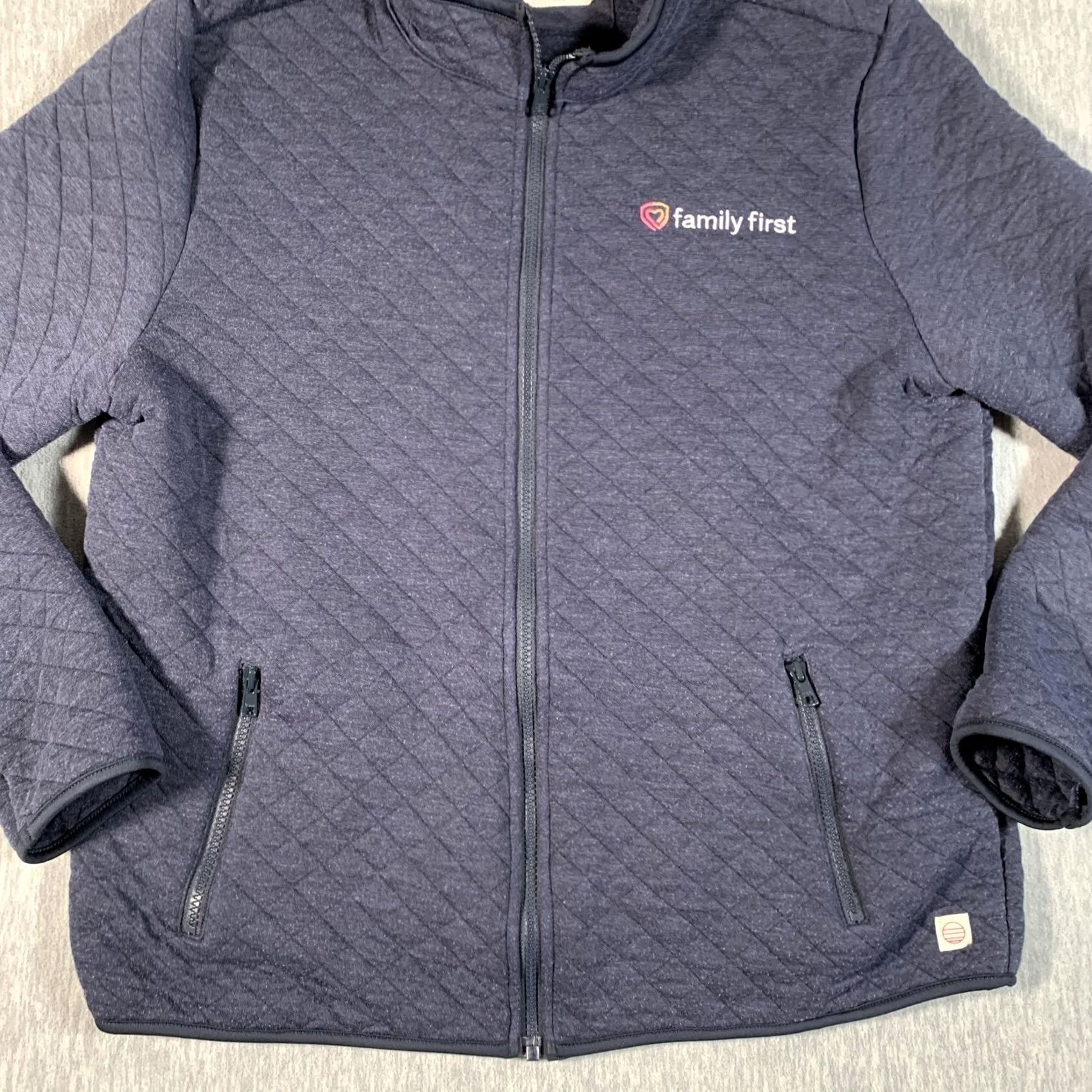Marine Layer Marine Layer Jacket Mens Large Navy Quilted Full Zip Corbet Heather Pockets Size US L / EU 52-54 / 3 - 3 Thumbnail