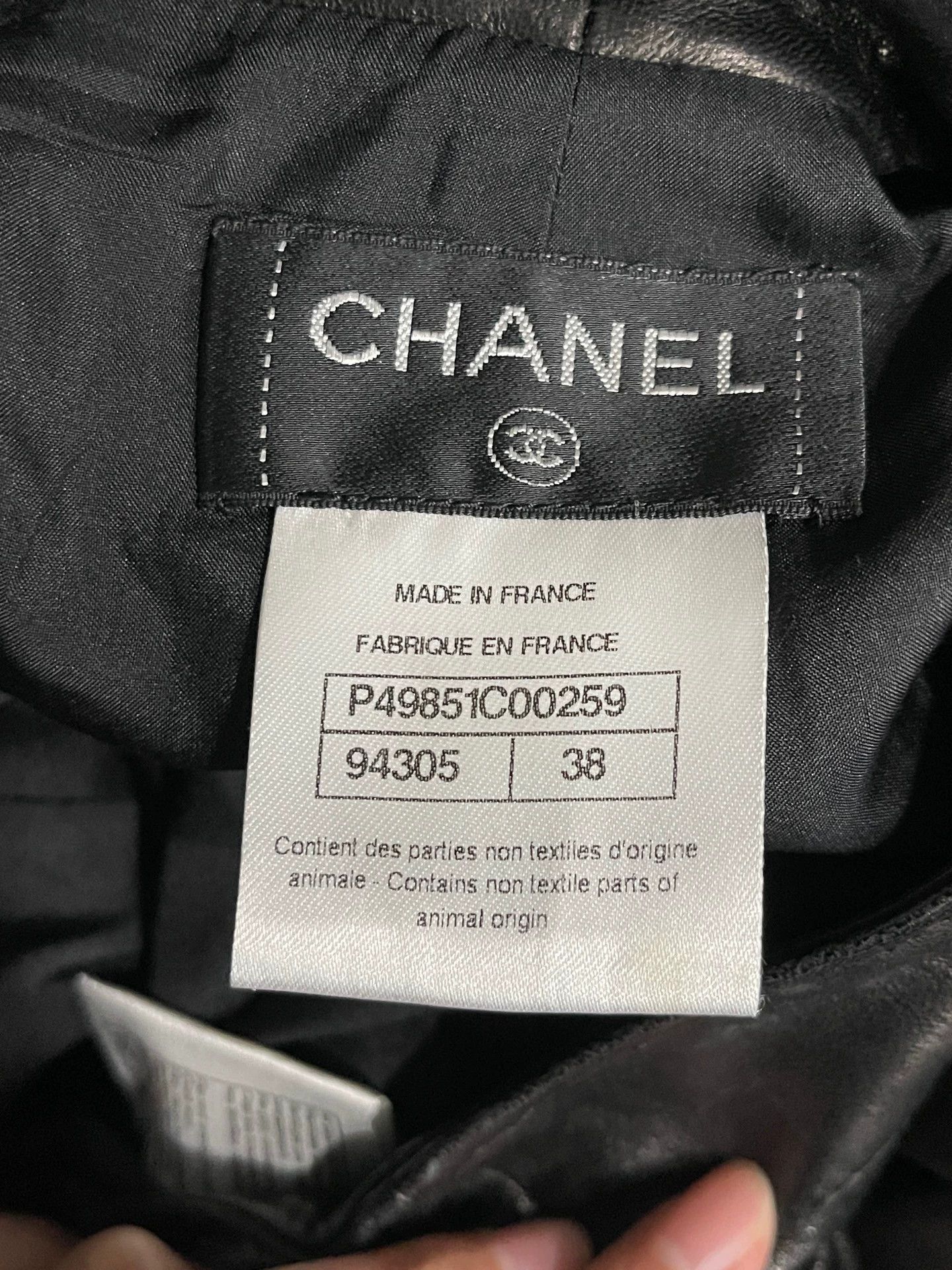 Chanel Chanel leather skort 38 women's new Size 27" / US 4 / IT 40 - 5 Thumbnail