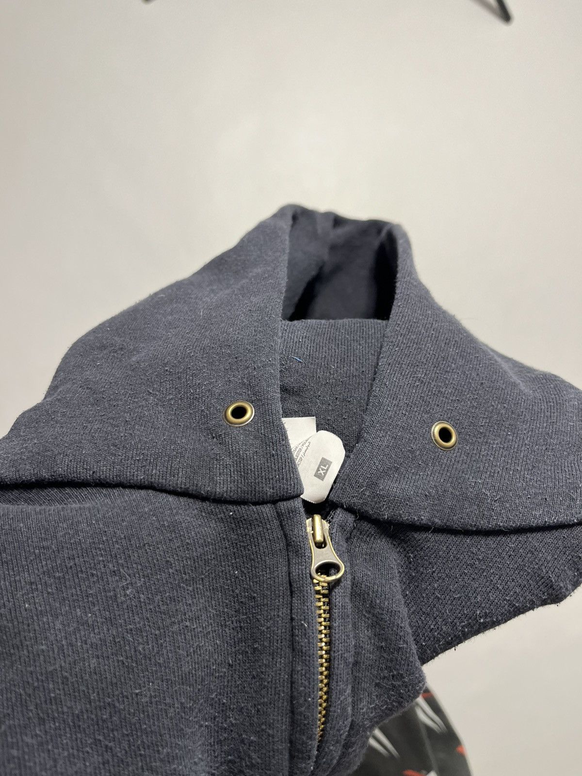 Unsound Rags Perfectly Washed Grey 90s Heavyweight Zip Hoodie Size US XL / EU 56 / 4 - 3 Thumbnail