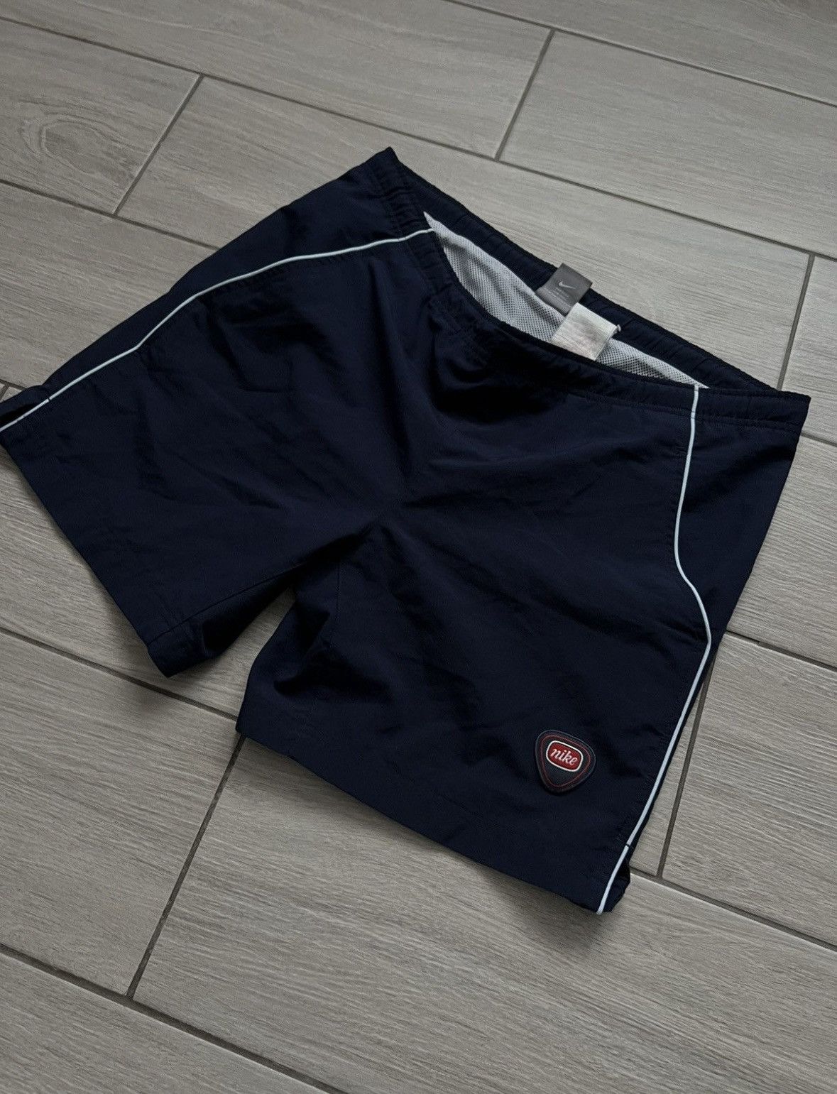 Nike Nike vintage Shorts Y2k Drill Blue Size US 32 / EU 48 - 4 Thumbnail