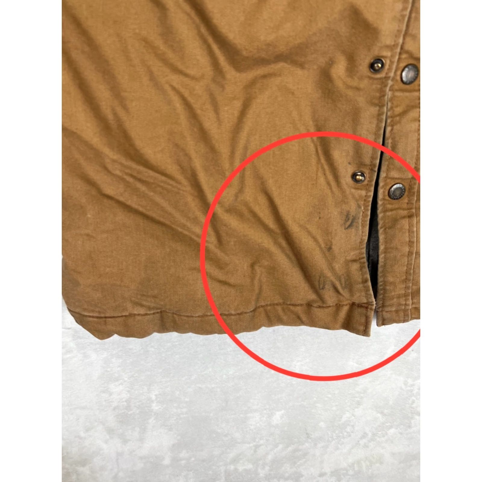 Dickies Dickies Hooded Jacket Duck Canvas Brown Men’s 2XL Quilted Lined Work Coat Bomber Zipper Size US M / EU 48-50 / 2 - 6 Thumbnail