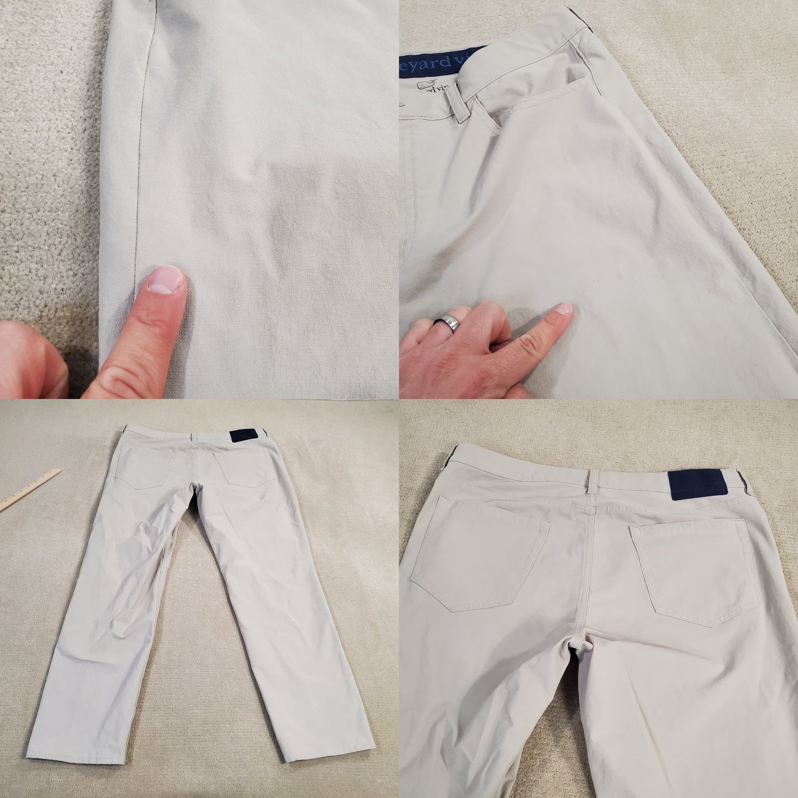 Vineyard Vines **Vineyard Vines Mens Regular Fit Chino Pants 35x30 Beige Stretch** User: **Vineyard Vines Mens Regular Fit 35 Waist Chino Pants Beige Stretch** Size US 35 - 8 Thumbnail
