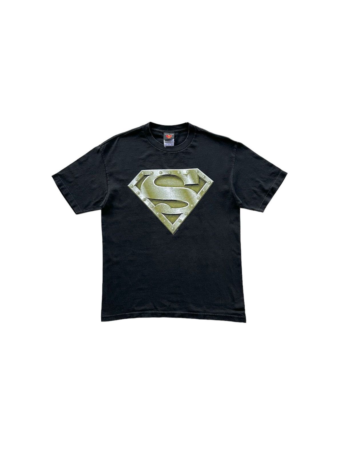 Vintage 1995 VTG Superman Warner Bros Tshirt Size US L / EU 52-54 / 3 - 3 Thumbnail